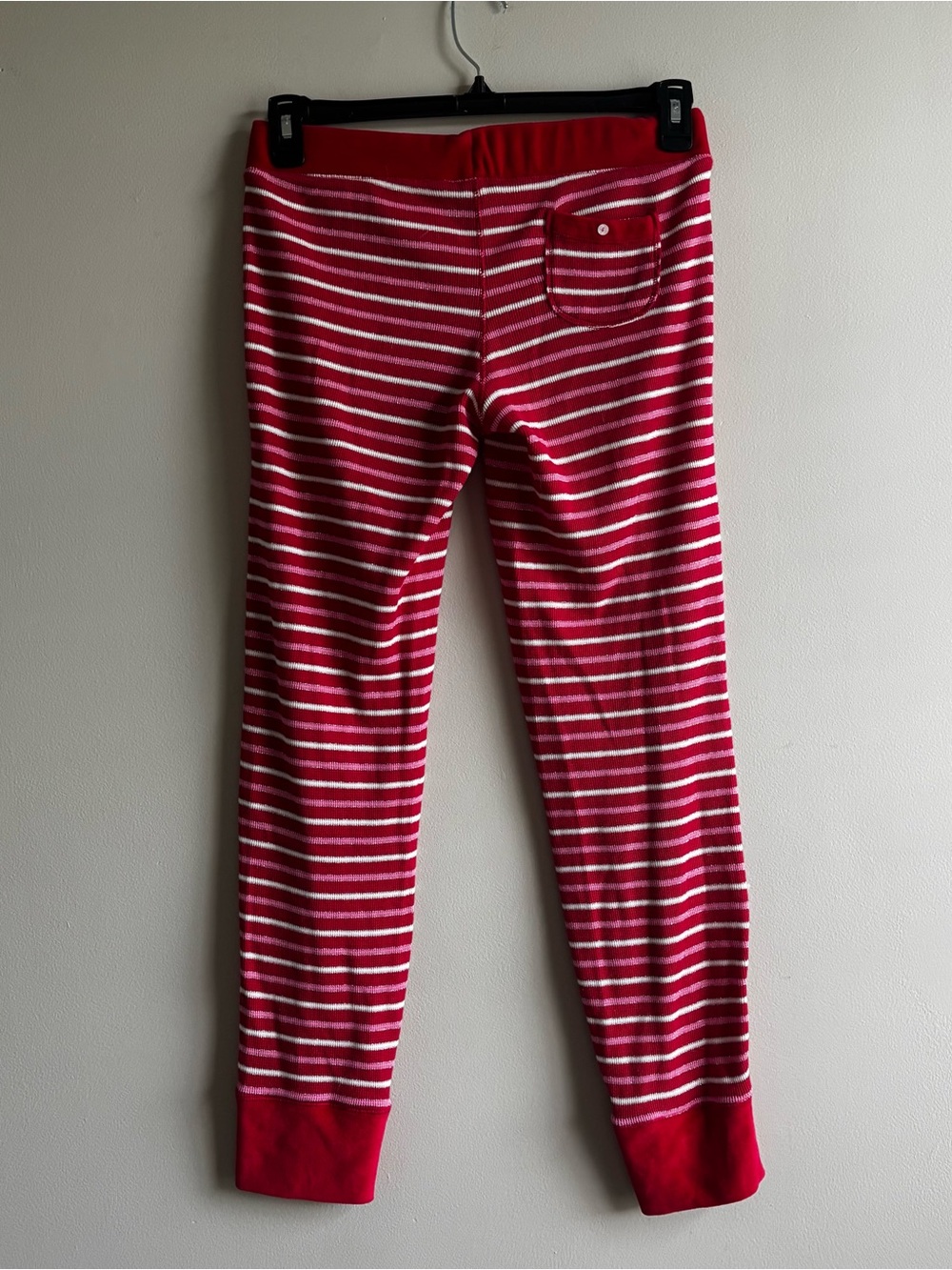 Victoria's Secret Red, Pink, and White Striped Long-Sleeve Pajama Set - Picture 8 of 9